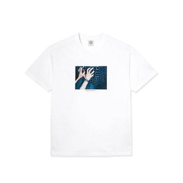 Polar Skate Co. Tee | Caged Hands (White)