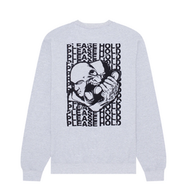 Hockey - Please Hold Crewneck (Grey)