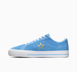 Converse One Star Pro OX (Light Blue/ White/ Gold)