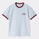 koszulka Carhartt WIP S/S 89 Ringer T-Shirt (Air Shy/Mulberry)