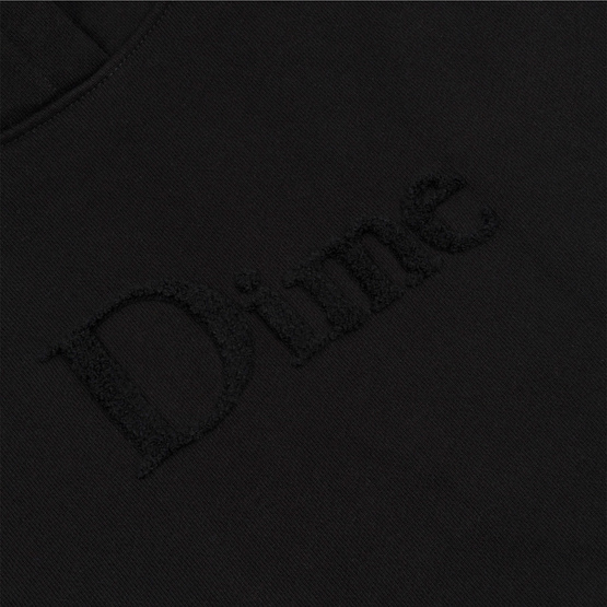 bluza Dime Classic chenille logo hoodie black