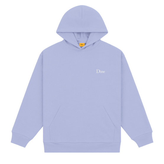 Dime Classic small logo hoodie light idigo