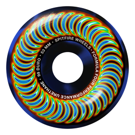 Koła Spitfire - F4 99du Classic Swirl Radioactive (black/blue)