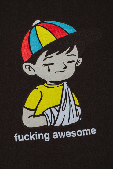 Fucking Awesome Wanto Kid tee black