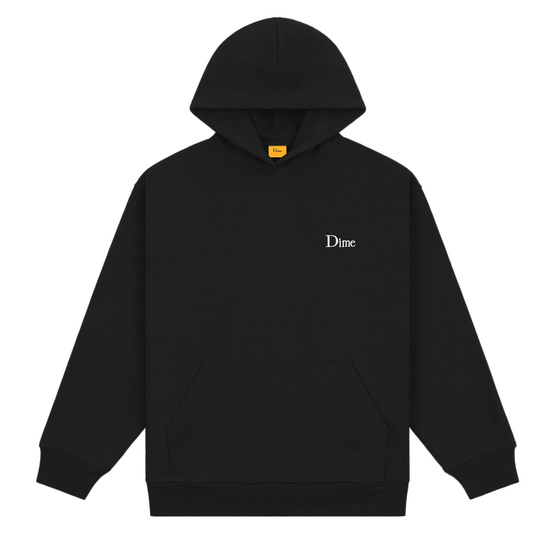  Dime Classic small logo hoodie black