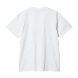 koszulka Carhartt WIP S/S American Script T (White)