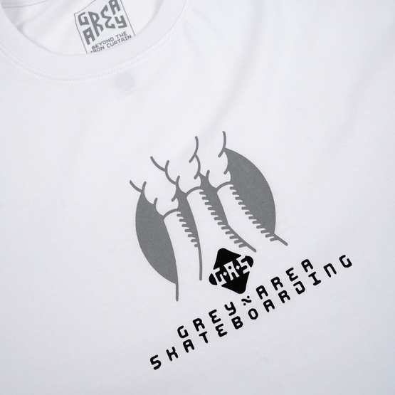 Grey Area Iron works Tee (White)