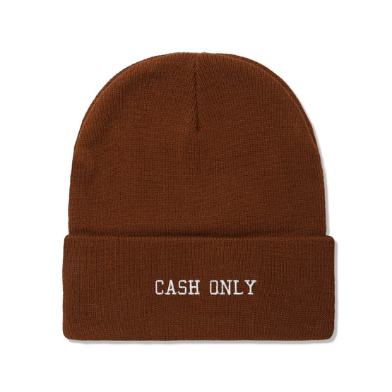 Cash Only Campus Beanie (Brown)