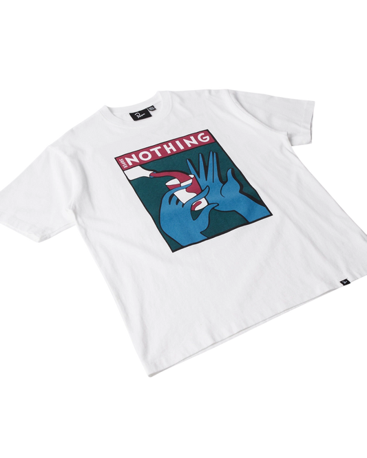 Koszulka By Parra Super nothing t-shirt white
