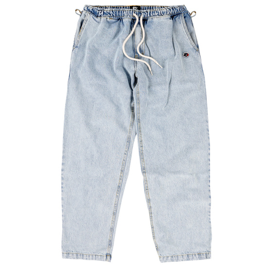 Spodnie magenta Loose Pants - Washed Denim