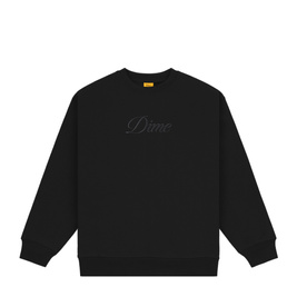 Bluza Dime Cursive Logo crewneck black