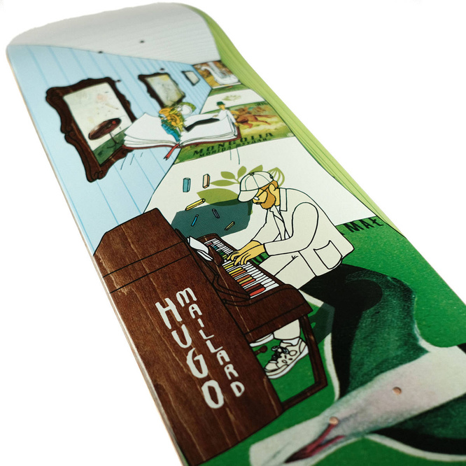 Magenta Hugo Maillard pianist museum board 