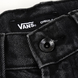 szorty Vans Check-5 Baggy Denim Short (Washed Black) 