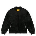 Dime Velour bomber jacket black