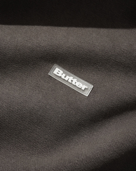 bluza Butter Basic Pullover Hood Washed Black