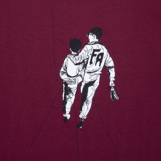 Fucking Awesome The Walk Tee (Maroon)