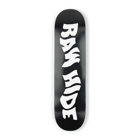 Raw Hide Og Logo Skateboard / Black