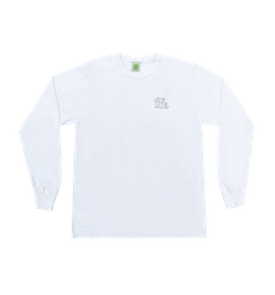 Frog Man Logo Longsleeve (White)
