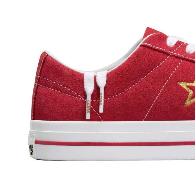 Converse One Star Pro OX (Versity Red/ White/ Gold)