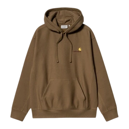 bluza Carhartt WIP Hooded American Script Sweatshirt (Lumber)