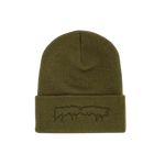 czapka Fucking Awesome Drip Embroidered  Beanie (Olive)