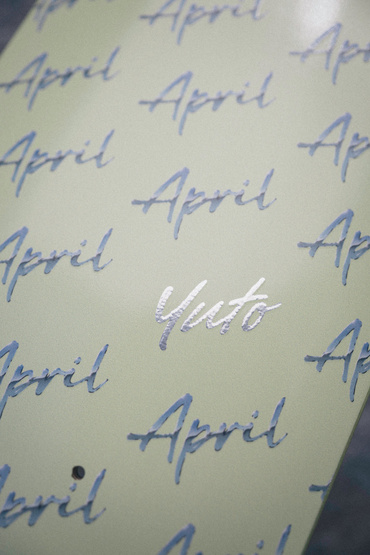 April Skateboards Yuto Script Logo