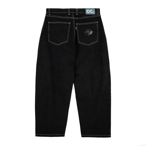 Magenta OG Denim pants stitch black denim