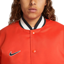 Nike Sb Varsity Skate Jacket Team Orange/black/sail/white