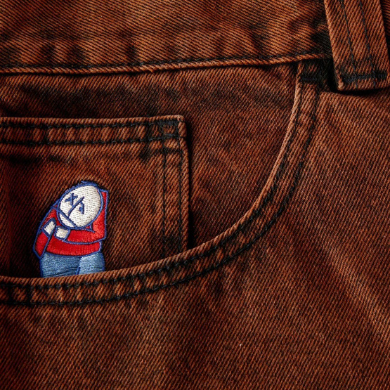 polar Big Boy Jeans orange black