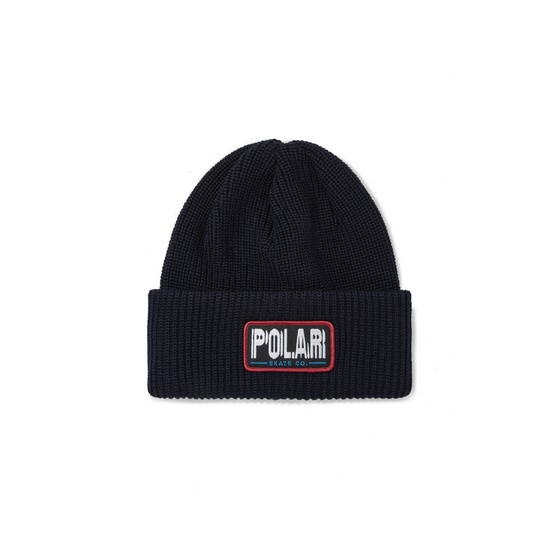 Polar Earthquake Merino Beanie (Navy)