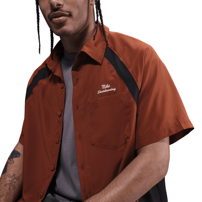 Nike SB Dri-FIT Woven Short-Sleeve Bowler Shirt