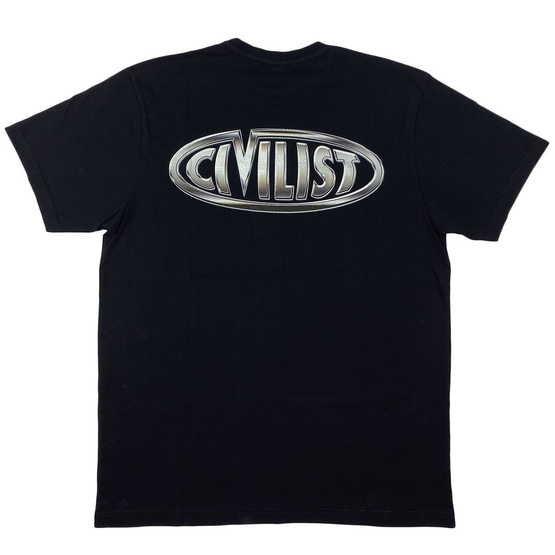 koszulka CIVILIST Chrome Tee – Black