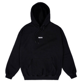 magenta og script hoodie black