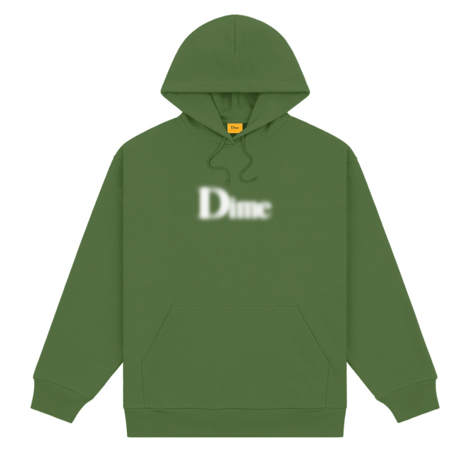 Dime Classic Blurry hoodie pale olive