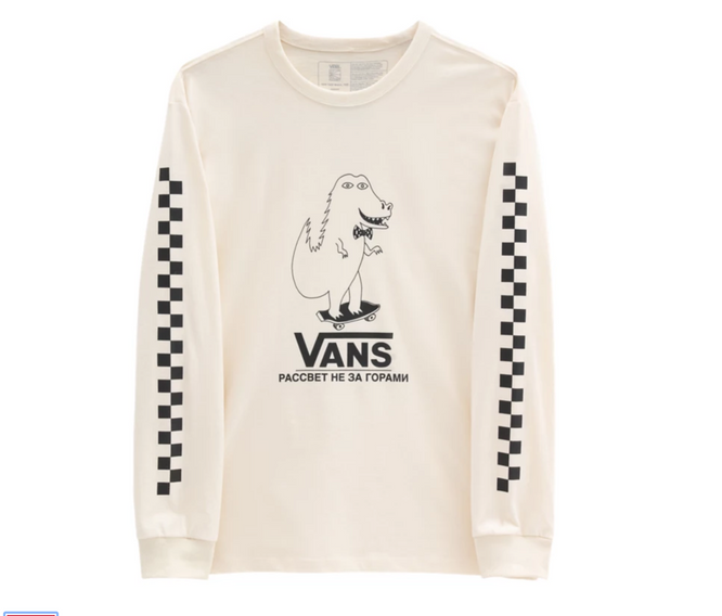 VANS X RASSVET OFF THE WALL CLASSIC LONG SLEEVE T-SHIRT