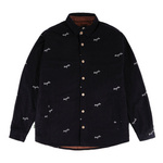 Magenta Scribe overshirt black