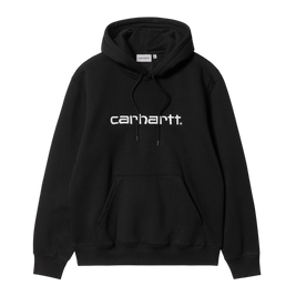 Carhartt WIP Hooded Carhartt Sweat (Black)