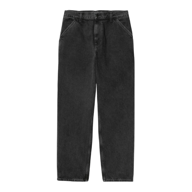 spodnie Carhartt WIP Single Knee Pant Black stone washed