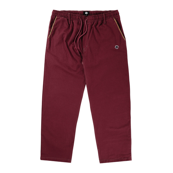 Magenta Loose Pants 2 Tone (Burgundy)