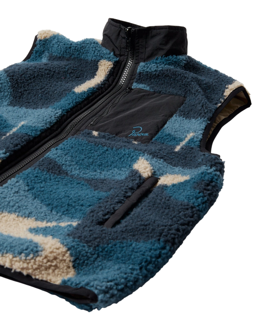 by Parra Infinite bird reversible vest (Navy/Beige)