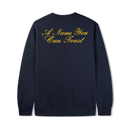 Cash Only Bank Crewneck deep navy