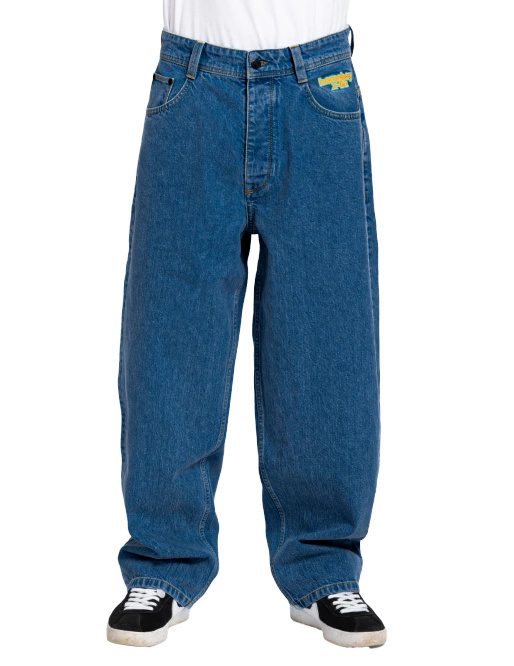 Homeboy XTra Monster Denim Pants (Washed Blue)