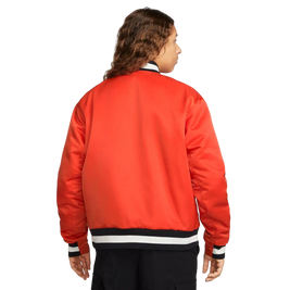 Nike Sb Varsity Skate Jacket Team Orange/black/sail/white