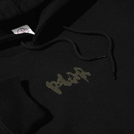 Polar Skate Co. Dave Hoodie | Drip Logo  (Black)