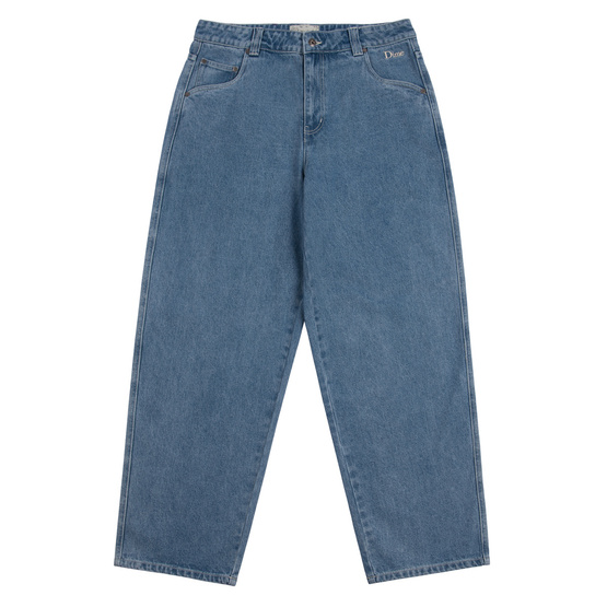 Dime Baggy Denim Pants blue washed