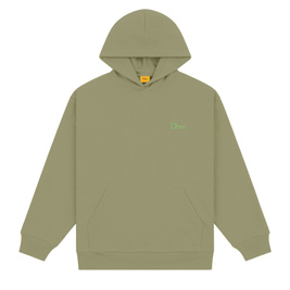 Dime Classic small logo hoodie army green