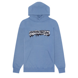 bluza Fucking Awesome - Dill Cut Up Logo Hoodie (Dusty Blue)