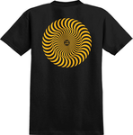 Spitfire Classic Swirl Tee (Black/Gold)