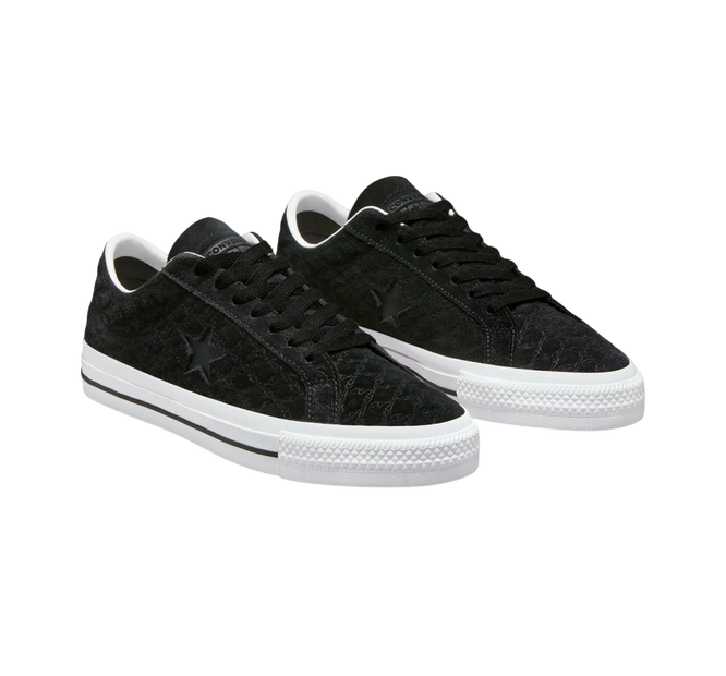 Converse One Star Pro OX (Black/Black/White)