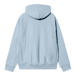 Carhartt WIP Hooded American Script Sweatshirt (Frosted Blue)